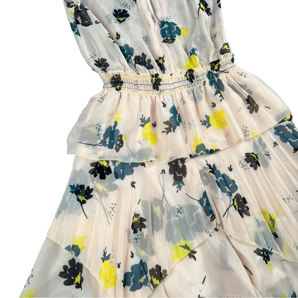 Self-Portrait Women's Floral Print Knee-Length Dress In Size M - Picture 8 of 11